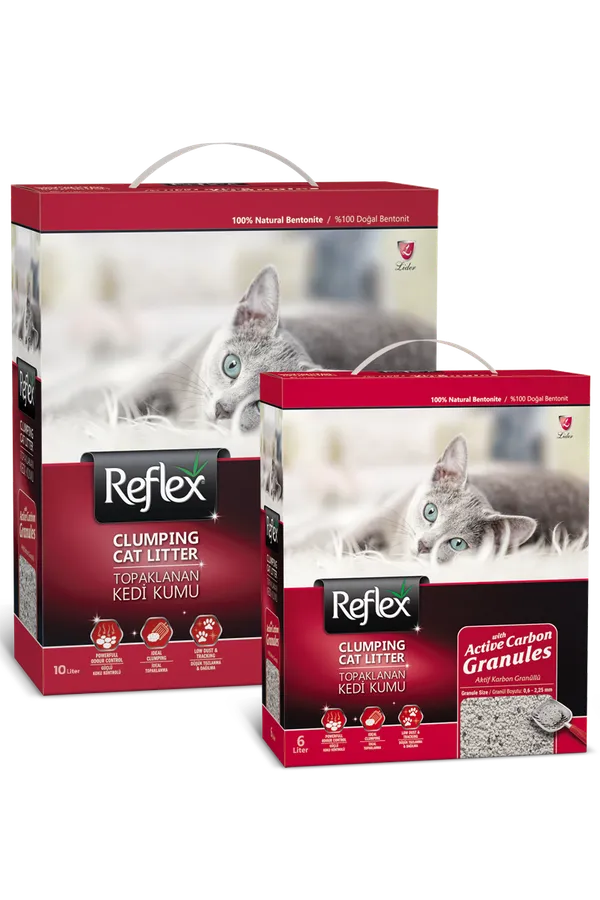 Reflex Aktif Karbon Granüllü Topaklanan Kedi Kumu