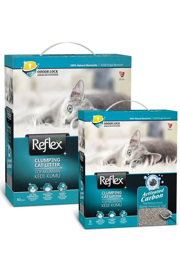 Reflex Aktif Karbonlu Topaklanan Kedi Kumu