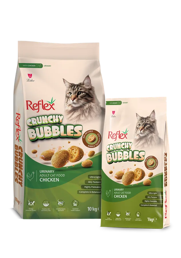 Reflex Crunchy Bubble Urinary Tavuklu Kedi Maması