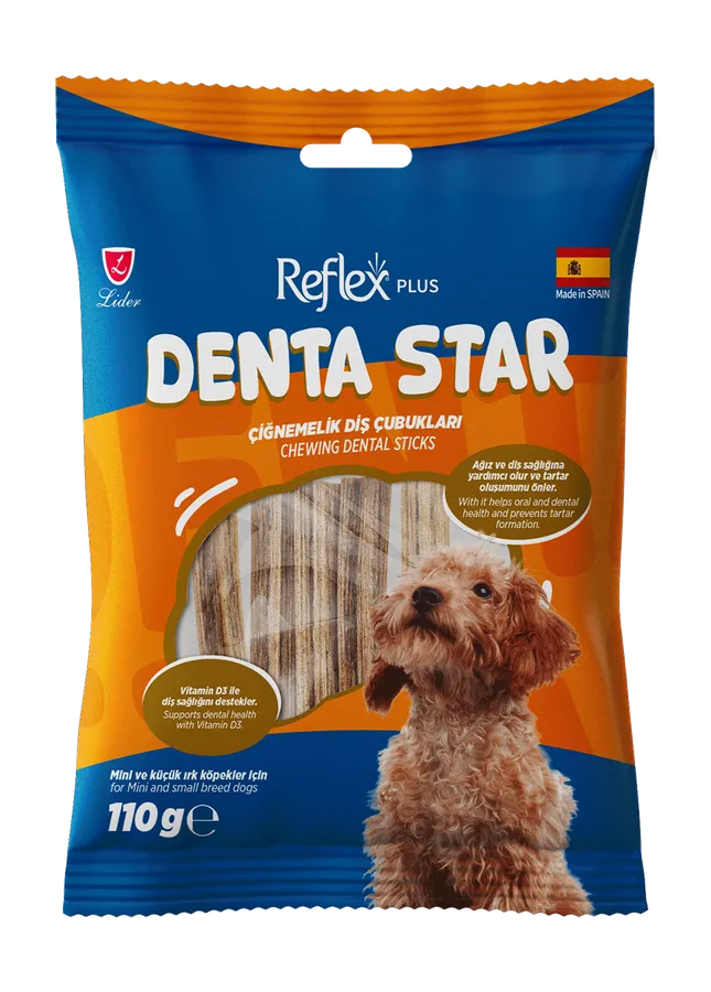 Reflex Dentastar Çiğnemelik Diş Çubukları · Mini ve Küçük Irk