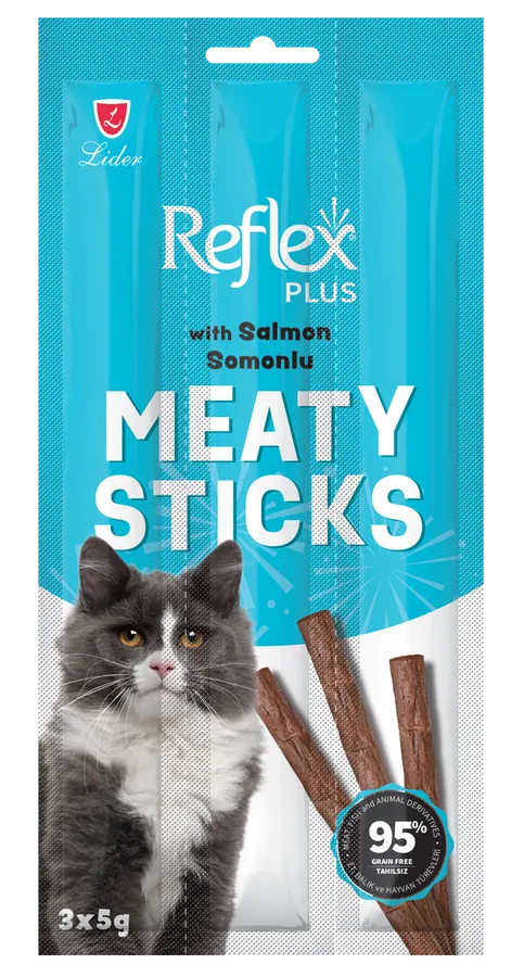 Reflex Meaty Sticks Somonlu Kedi Ödül Çubuğu