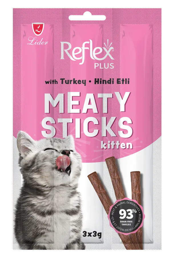 Reflex Meaty Sticks Yavru Kediler için Hindi Etli Çubuk