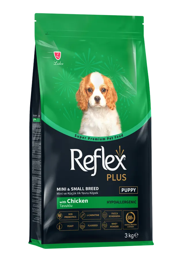 Reflex Plus Tavuklu Mini ve Küçük Irk Yavru Köpek Maması