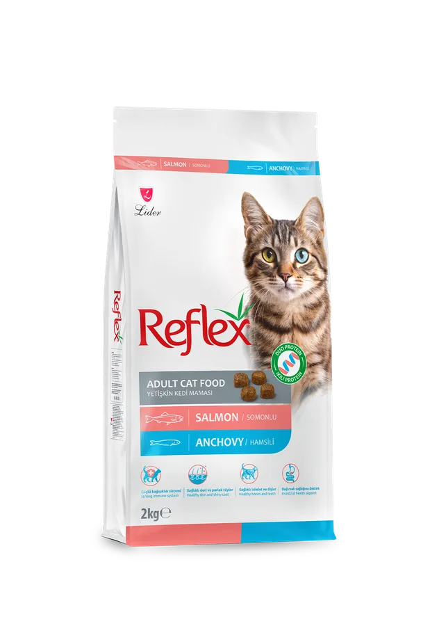 Reflex Somonlu ve Hamsili Yetişkin Kedi Maması